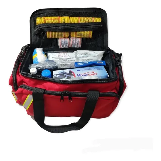 2 Mochilas Botiquin Primeros Auxilios Equipada Trauma Ii 