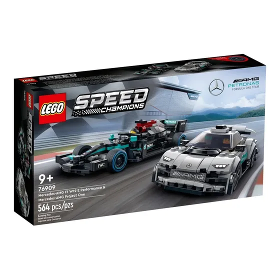 Bloques para armar Lego Speed Champions 76909 564 piezas en caja
