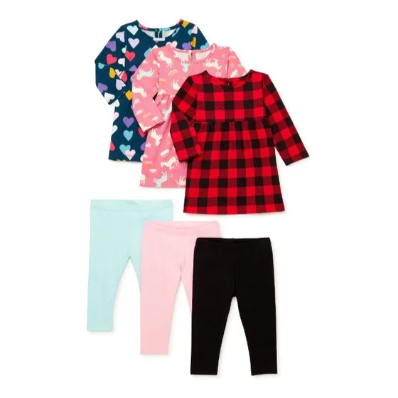 Conjunto De Navidad De Niña Marca Wonder Nation