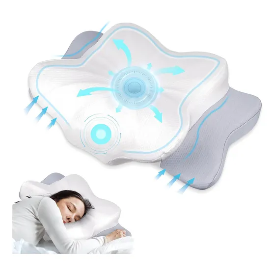 Almohada Cervical De Ortopédica Ergonómica De Memory Foam