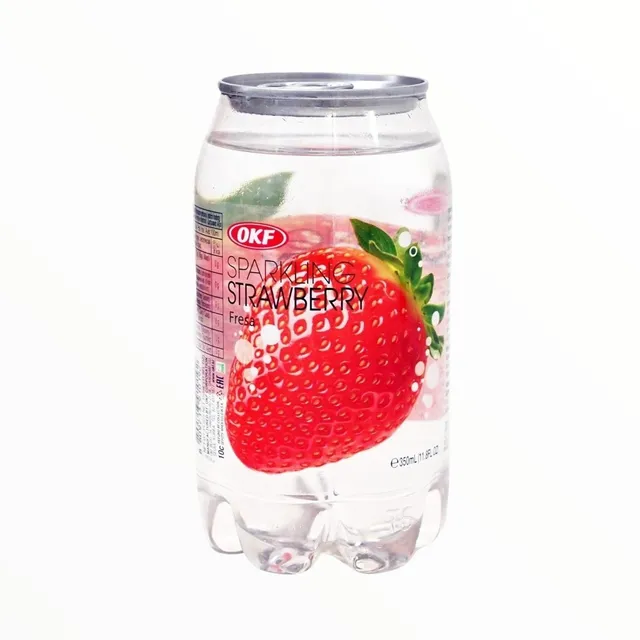 Refresco Coreano Sparkling Sabor Fresa, Okf, 350 Ml