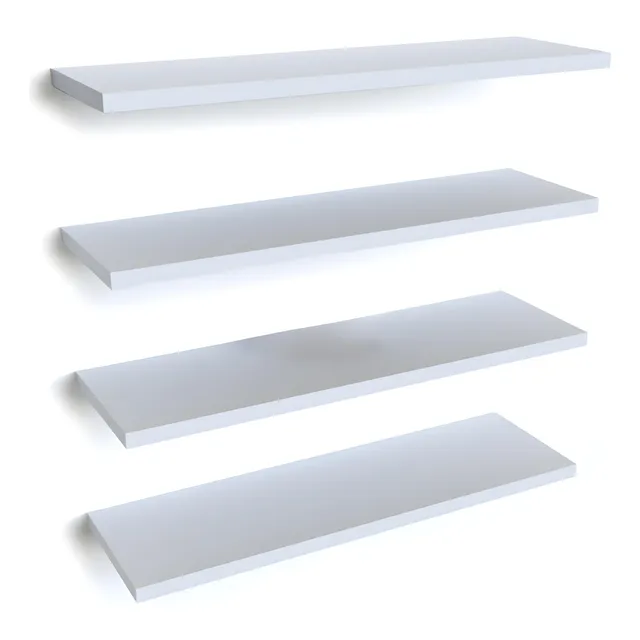 Repisas Flotantes Modernas 50 Cm Set X 4 Decoracion Moderna