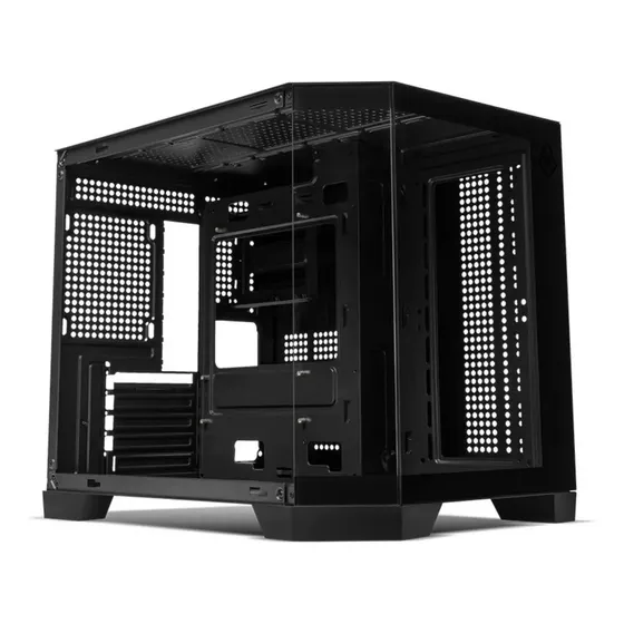 Gabinete Gamer Mancer Cv710l,mini-tower,l.de Vidro,preto