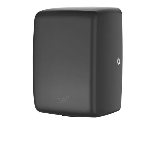 Secador De Mano Negro Acero Inox 1350w Con Sensor 24x16cm