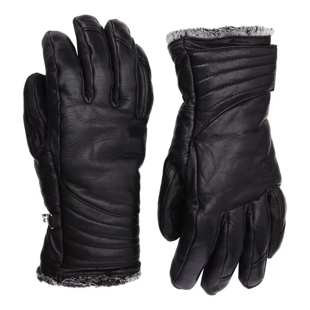 Kit 2 Luva Motoqueiro Forro Inverno Couro Sintético Preto