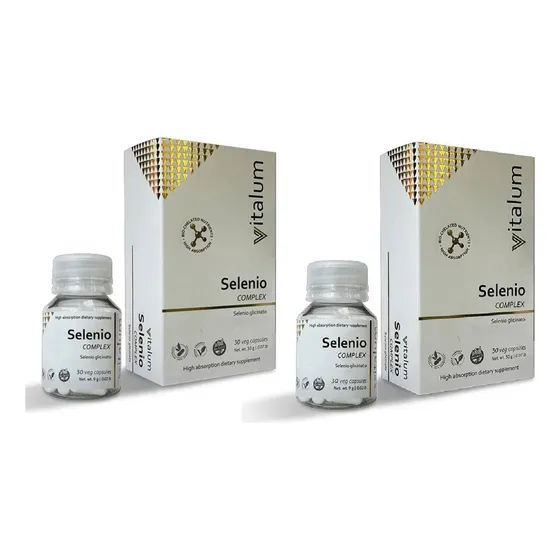 Pack X2 Selenio Complex Sistema Inmune Vitalum 30 Cap