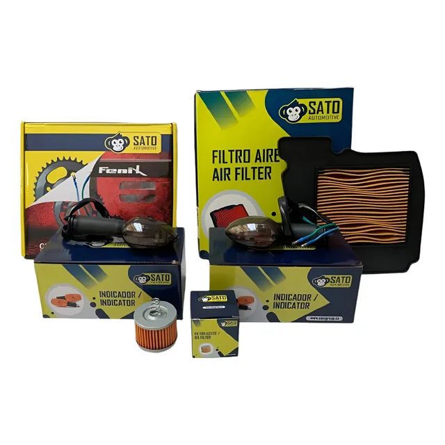 Kit Arrastre+fil Aire+fil Aceite+direccionales Del/tras Fz16