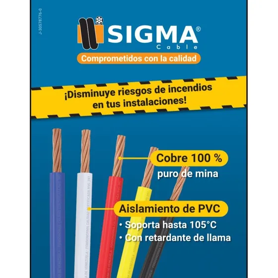 Cable Sigma 100% Cobre 100% Nacional
