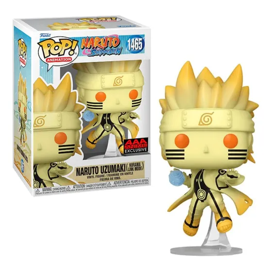 Funko Pop Naruto Uzumaki Kurama Link Modelo Aaa Anime #1465