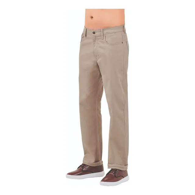 Pantalon Caballero De Gabardina Stretch Beige 656-54