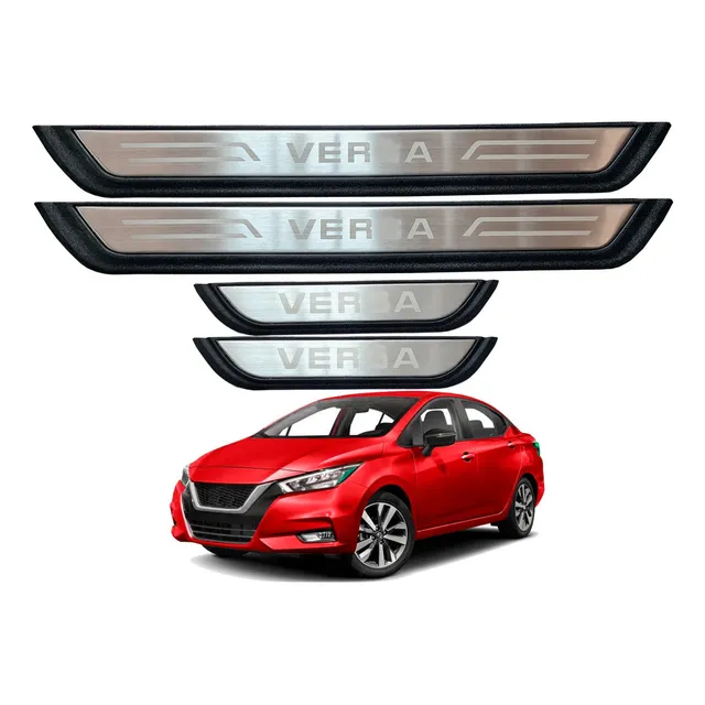 Moldura De Puertas Estribos Para Nissan Versa Todos Los Años
