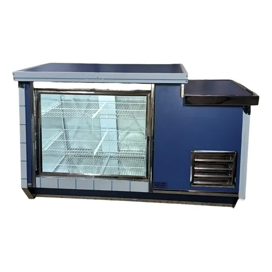 Heladera Mostrador 1.60mts Panoramica C/desnivel 2)puertas