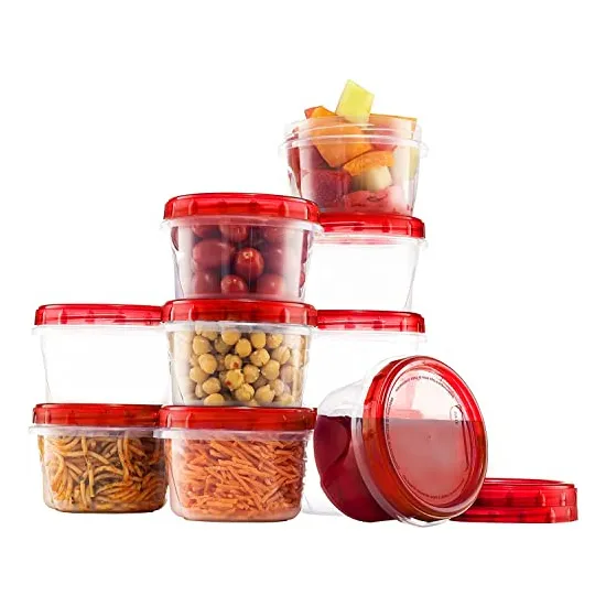 [16 Oz 10 Pack] Twist Top Soup Storage Containers Nyxpq