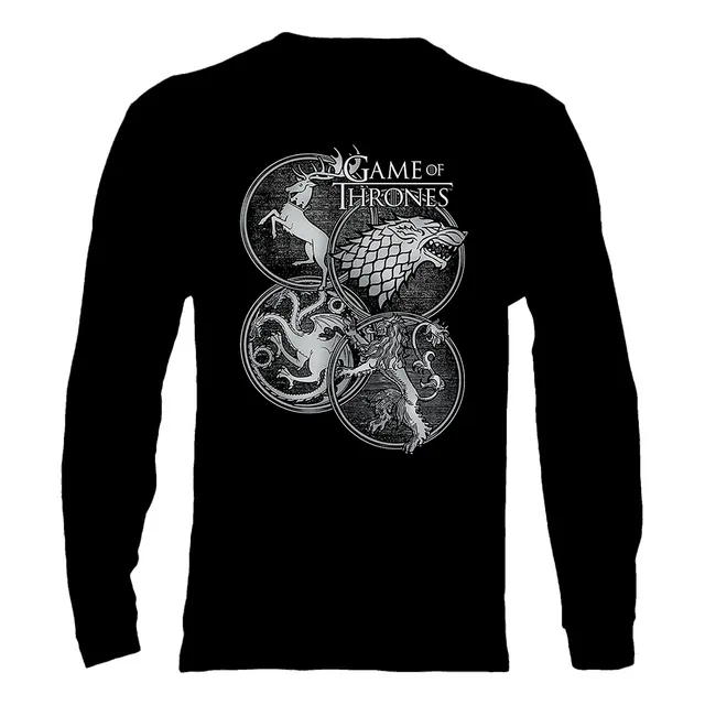 Polera Manga Larga Game Of Thrones - Ver 04 - Vale Gamess