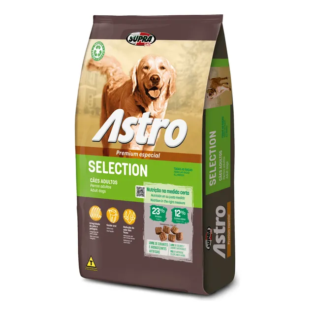 Alimento Astro Selection para perros adulto todos los tamaños sabor mix de 17 kg