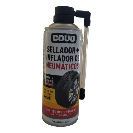Inflador Reparador Llanta Caucho Anti Espiche 450ml