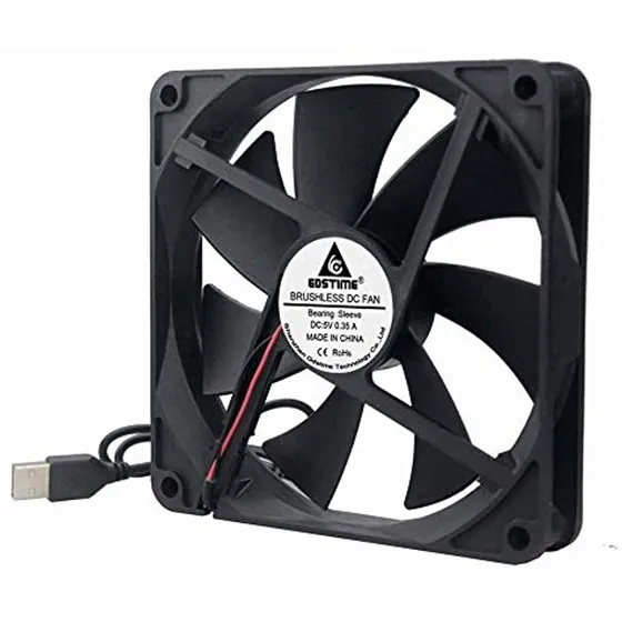 Gdstime - Ventilador Usb De 5512 En Para Receptor Reproducto