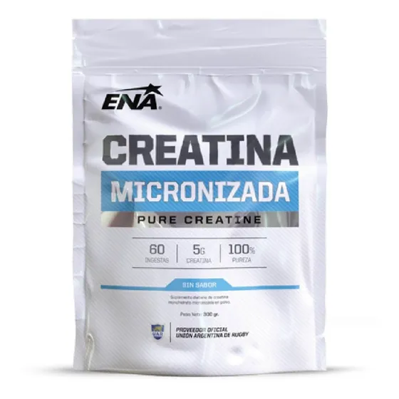 Creatina Micronizada 300grs Ena  Pre Entreno, Energía
