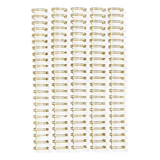 Arillo Metalico Paso 2:1 Dorado 3/4 Encuadernacion 20pz Arillo Metalico Paso 2:1 Dorado 3/4 Encuadernacion 20pz