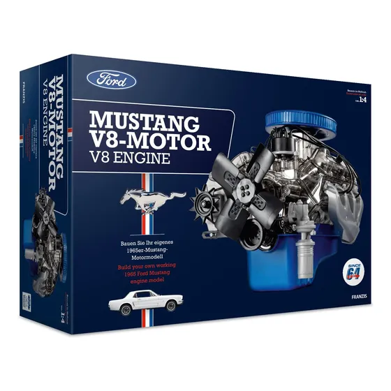 Modelo De Armado De Motor Franzis Ford Mustang K-code 289 V8