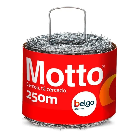 Arame Farpado Belgo Motto 250m