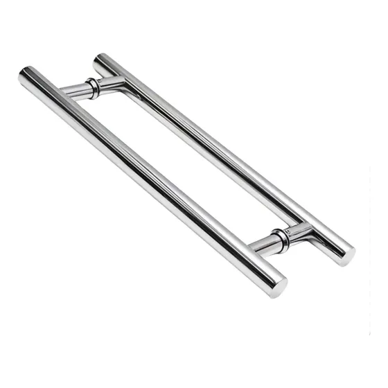 Manija Doble En Acero Inox Puerta De Madera,metalica,vidrio