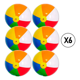 Pelota Playera Inflable Set X6 Playa Pileta Liquidacion Sale Pelota Playera Inflable Set X6 Playa Pileta Liquidacion Sale