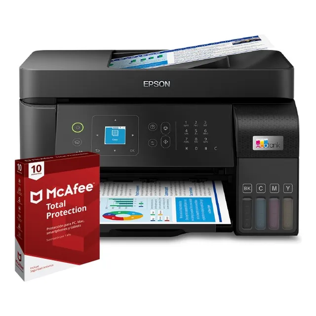 Impresora Multifuncional Epson L5590 +  Antivirus Mcafee