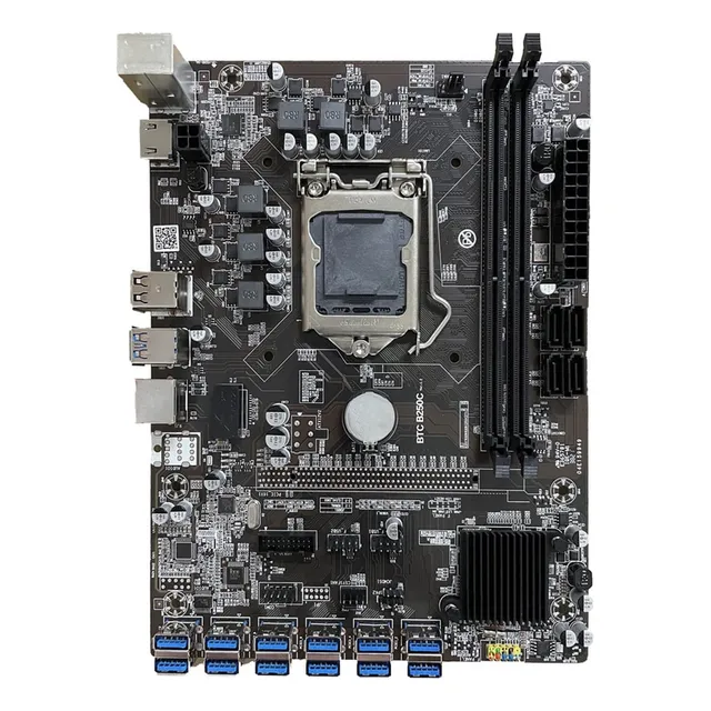 Placa Base Btc B250c + 12 Pcs