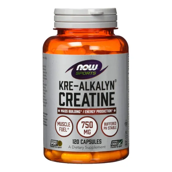 Creatina Kre-alkalyn® De Supplement Now Foods, 120 Cápsulas