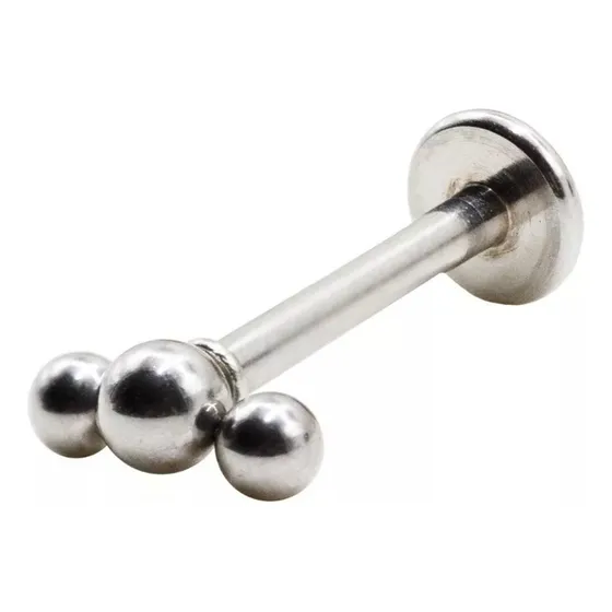 Piercing Labret Lbac02 Helix  Acero Quirurgico 316l 1un