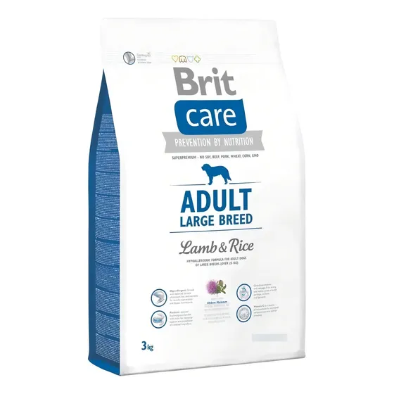 Alimento seco hipoalergénico Brit Care para perro adulto grande giganta sabor cordero 12kg | Cuotas sin interés