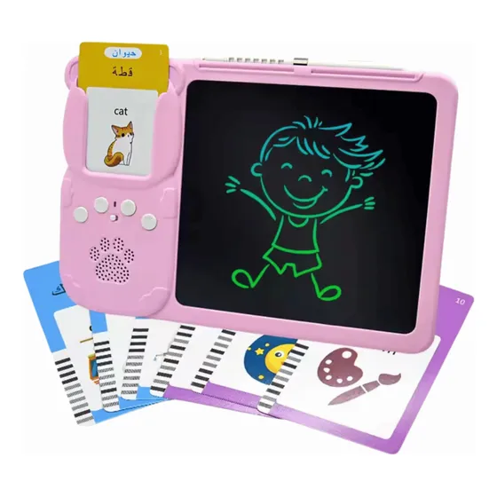 Tablet Educativa Niños Tarjetas Interactivas Ingles Español