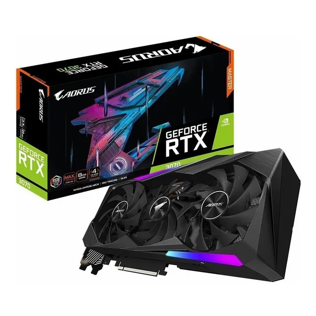 Tarjeta de video Nvidia Gigabyte AORUS GeForce RTX 30 Series RTX 3070 8GB