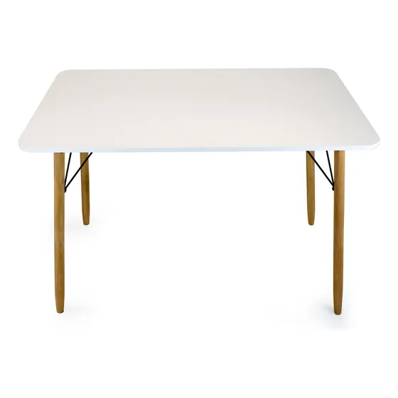 Mesa Sala De Jantar Retangular 120x80 Charles Eames Eiffel