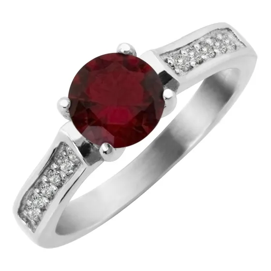 Anillo Solitario Compromiso Plata 925 Cintillo Casamiento 