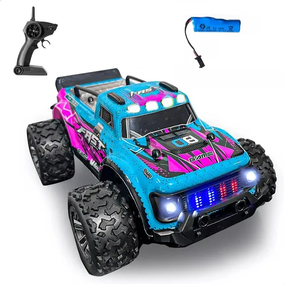 Carrinho Monster Rc 4x4 Automodelo 20km/h Controle Remoto