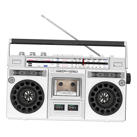 New Toca-fitas, Rádio Gravador Estéreo Prata