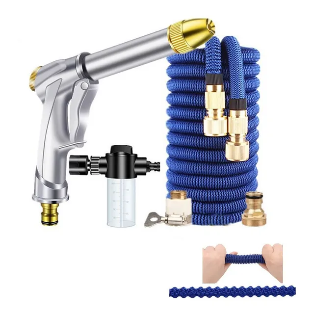 Manguera Expandible Pistola Pulverizadora Agua Lavado Hogar