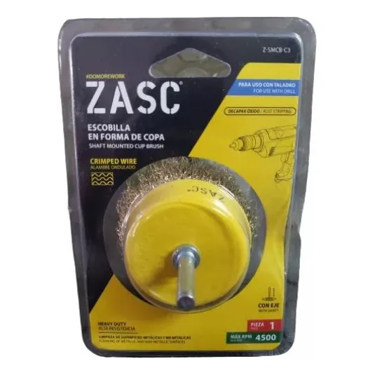 Escobilla De Copa 3  Alambre Bronce. Zasc