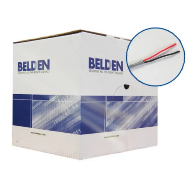 Cable Audio Belden 5200ue 008u1000 2c/16w Riser Gris 305m
