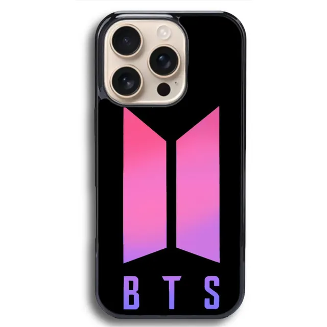 Funda Antigolpes Para Iphone Y Otros Bts K Pop Logo Junkook Negro Iphone 7 Plus / 8 Plus