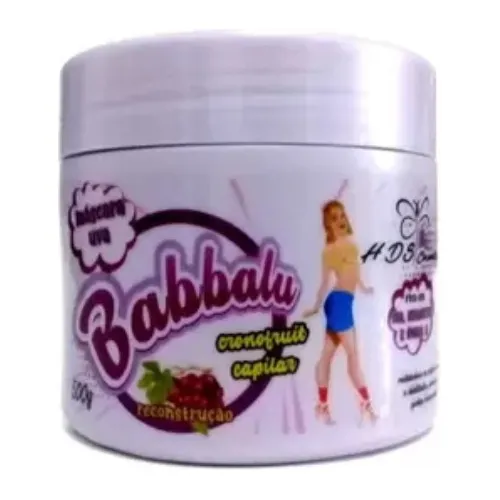 Máscara Reconstrução Babbalu Uva Diva 500g