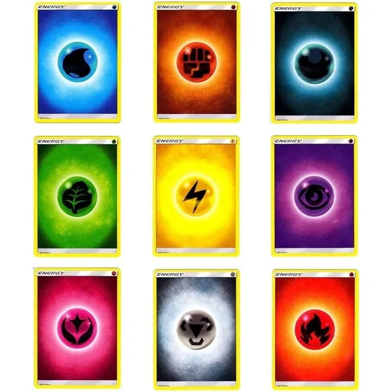 20 Cartas Energía Pokemon Originales