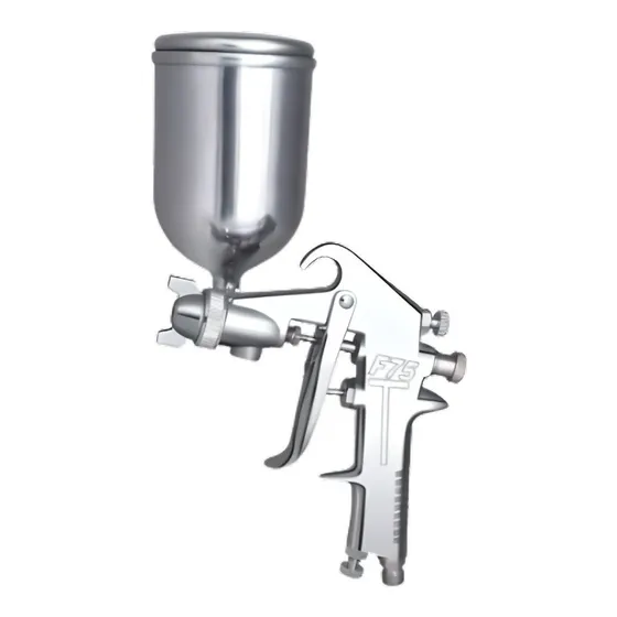 Aerografo Profesional Usa Vaso 400 Cc Pistola Pintar F-75 