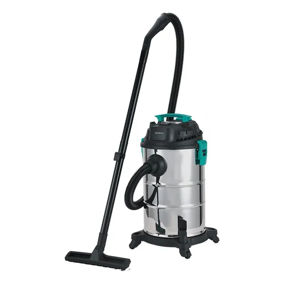 Aspiradora Profesional Xion 2800w Polvo-líquido Color Plateado/Negro/Verde