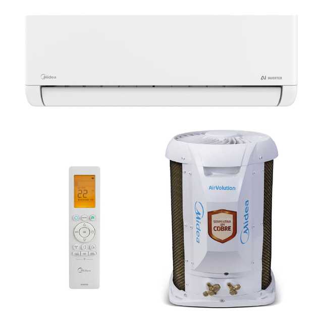 Ar Condicionado Hw Midea Ai Airvolution Inverter 12k F 220v Branco 220v