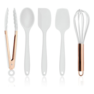 Utensilios De Cocina Cook With Color Silicone, Juego De 5 Pi Utensilios De Cocina Cook With Color Silicone, Juego De 5 Pi