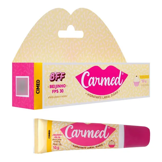 Carmed Bff Beijinho Efeito Gloss Incolor 10g Cimed