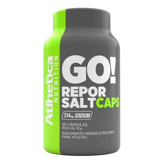 GO! Repor Salt Caps 30 Cápsulas - Atlhetica Nutrition